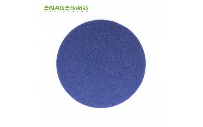 電動(dòng)拖把打蠟布 藍(lán)色圓形百潔布 直徑16cm圓盤 去除頑固污漬抹布